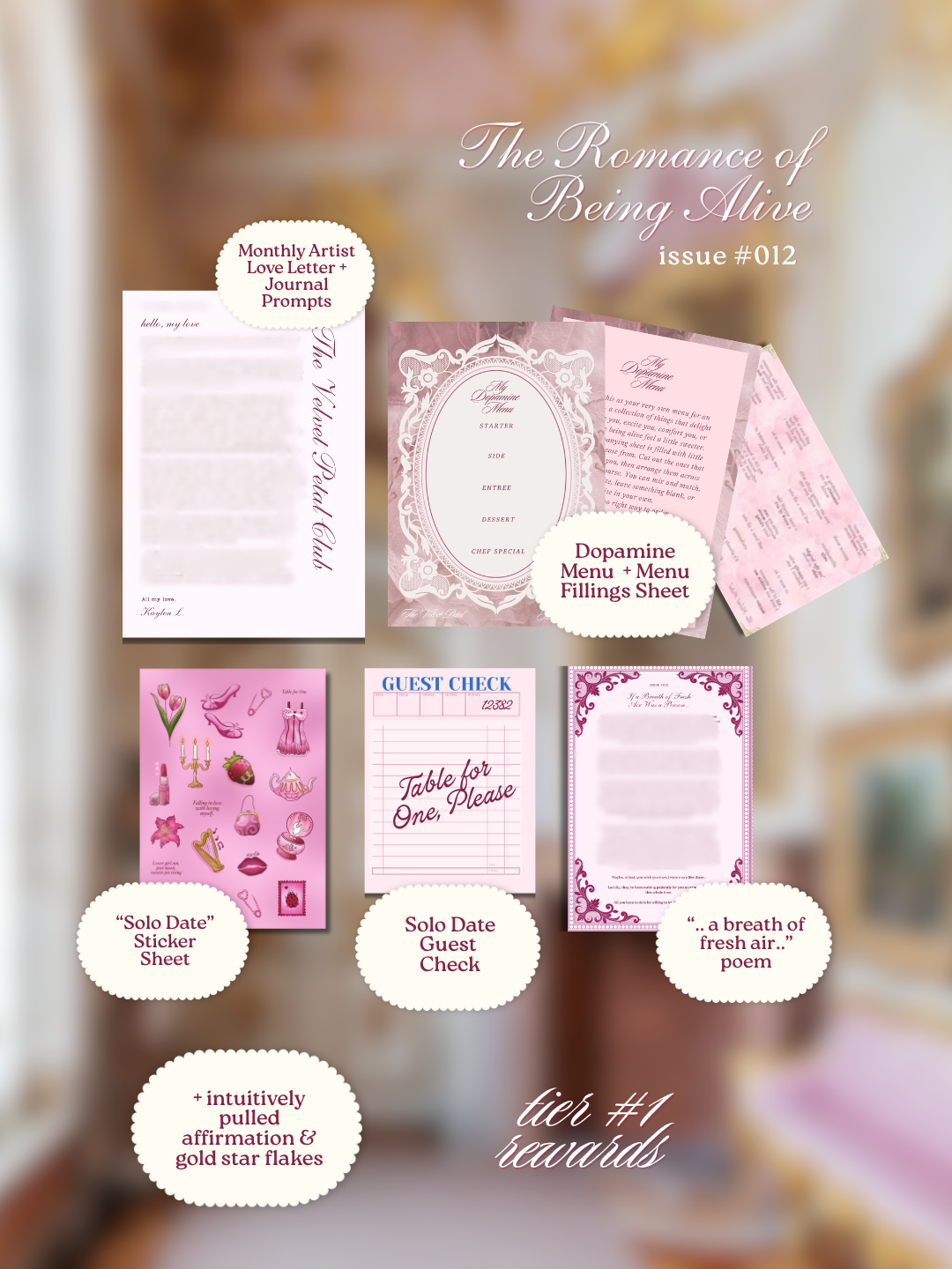Velvet Petal Mail Club (Tier #1) - Issue 012
