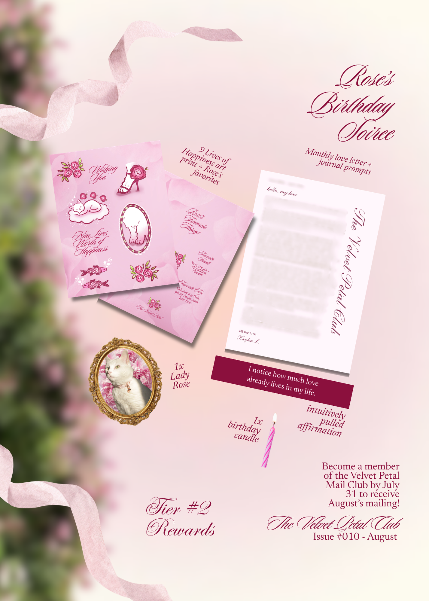 Velvet Petal Mail Club (Tier #2) - Issue 010