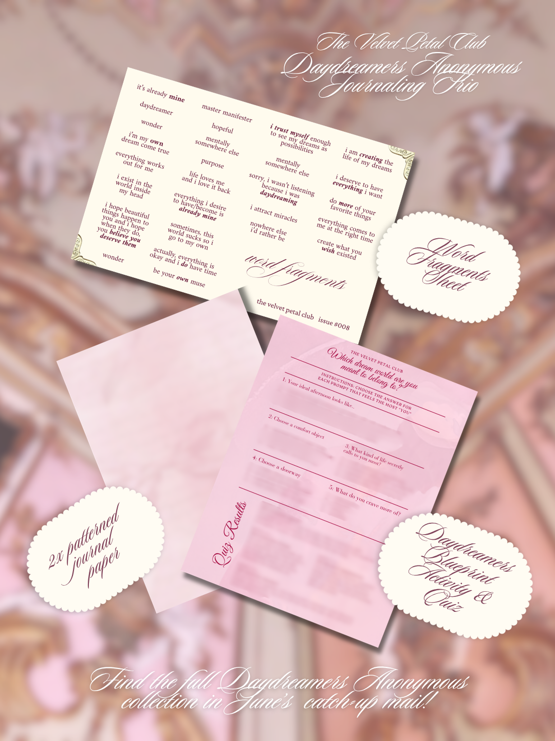 Daydreamers Anonymous Journaling Trio