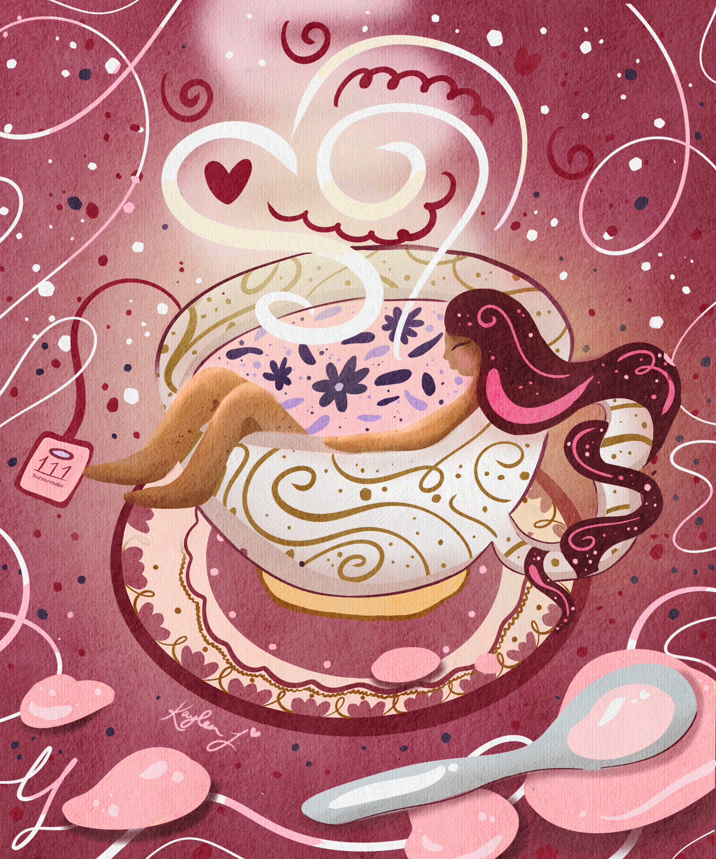 Solo Tea Party - Art Print