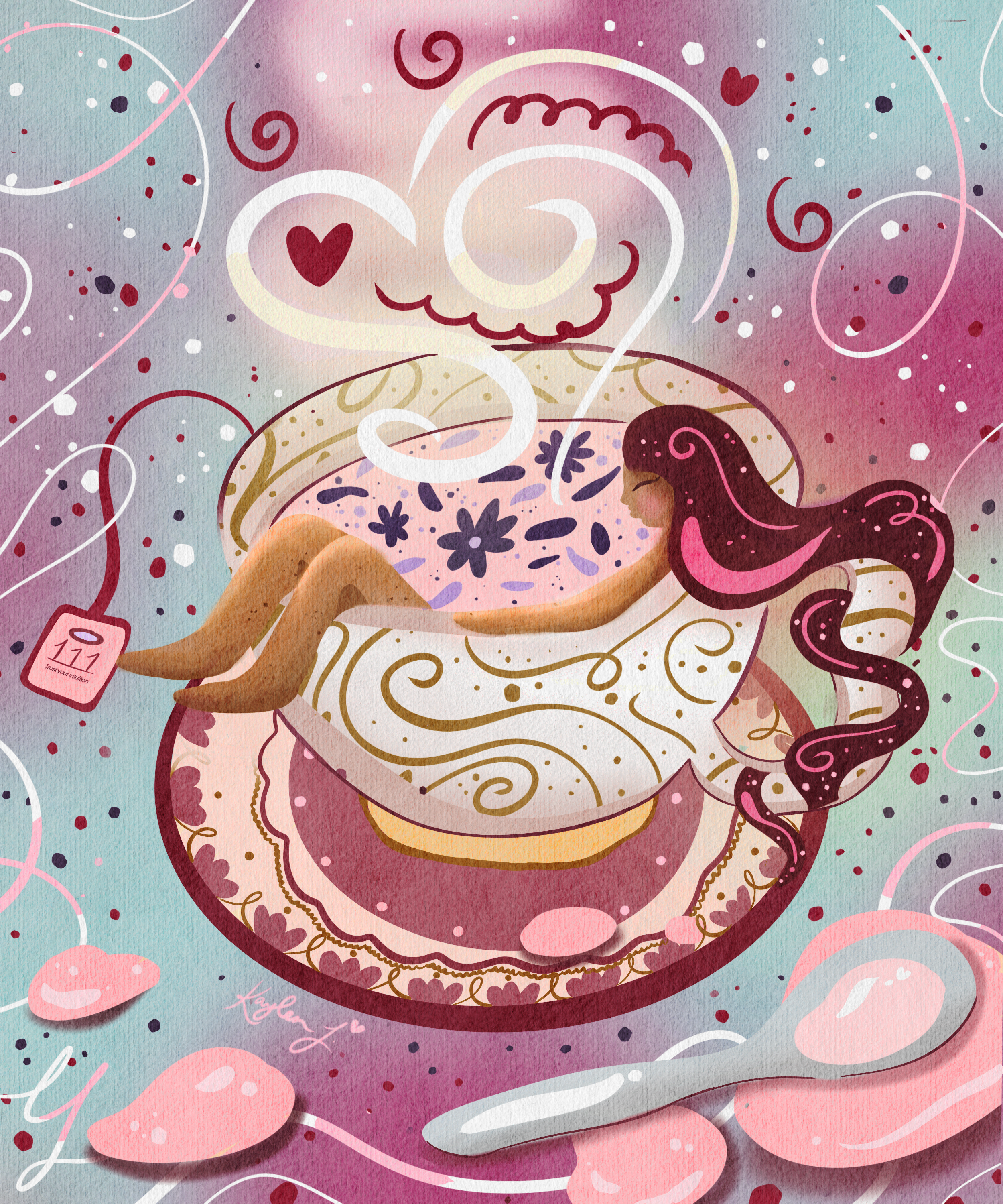 Solo Tea Party - Art Print