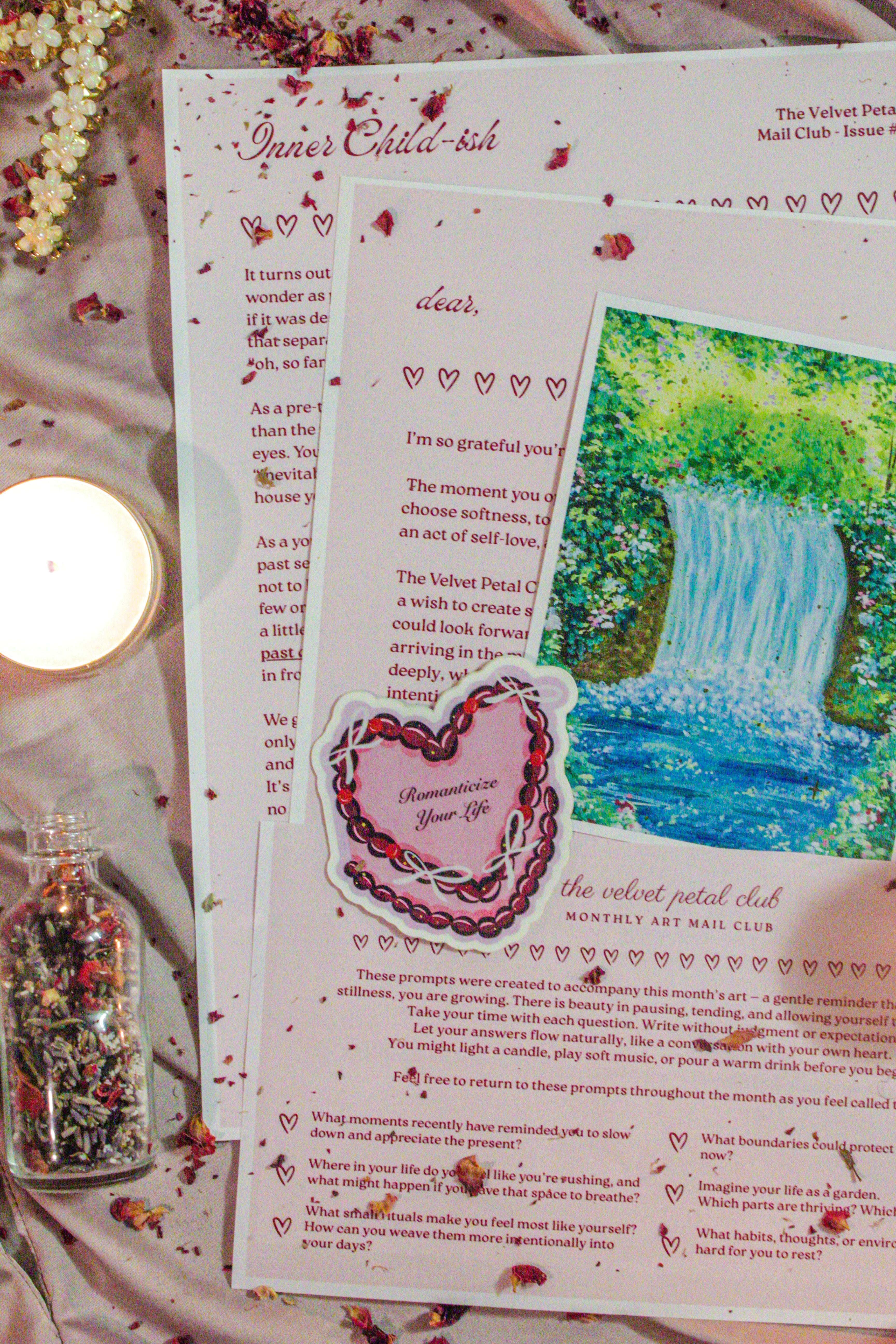 "romanticize your life" - Sticker