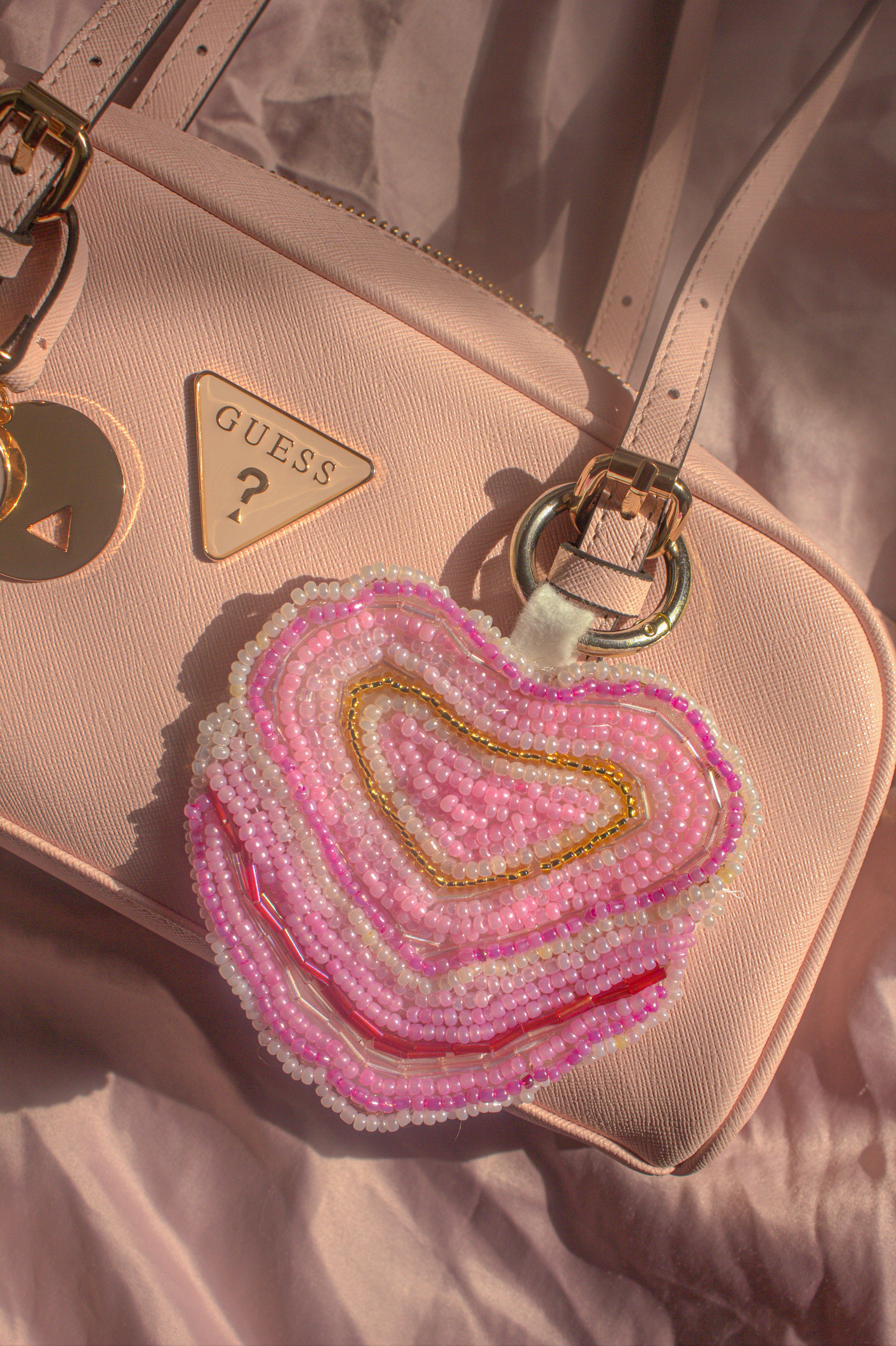Sugarplum Sweetheart - Beaded Bag Charm