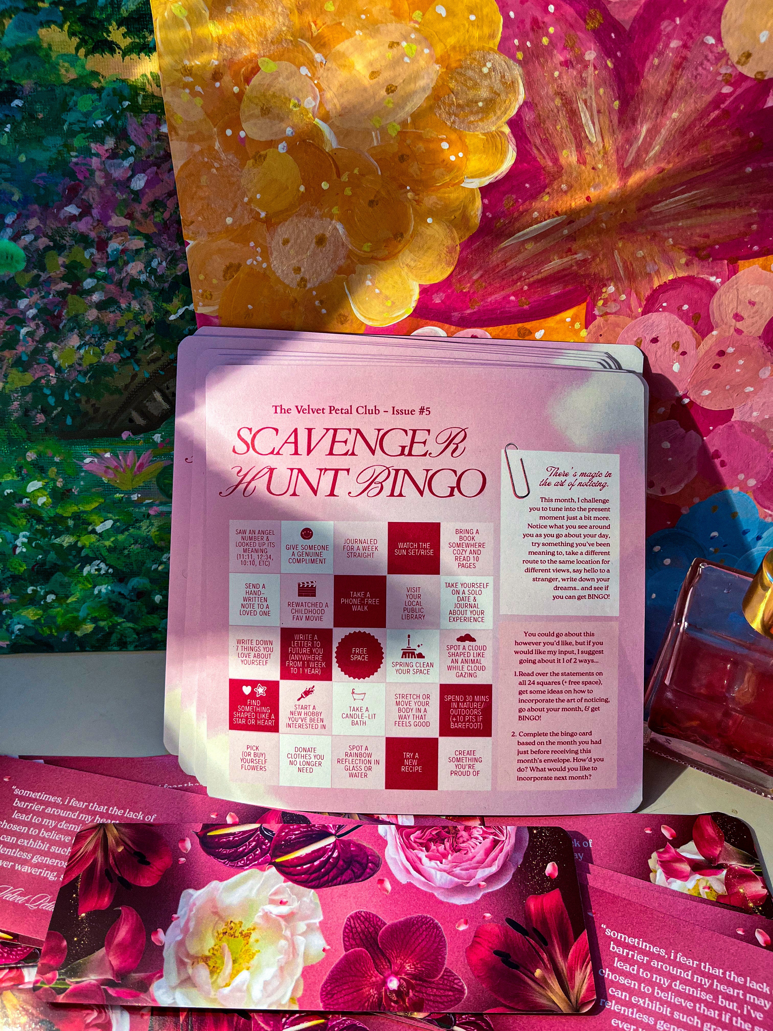Scavenger Hunt Bingo