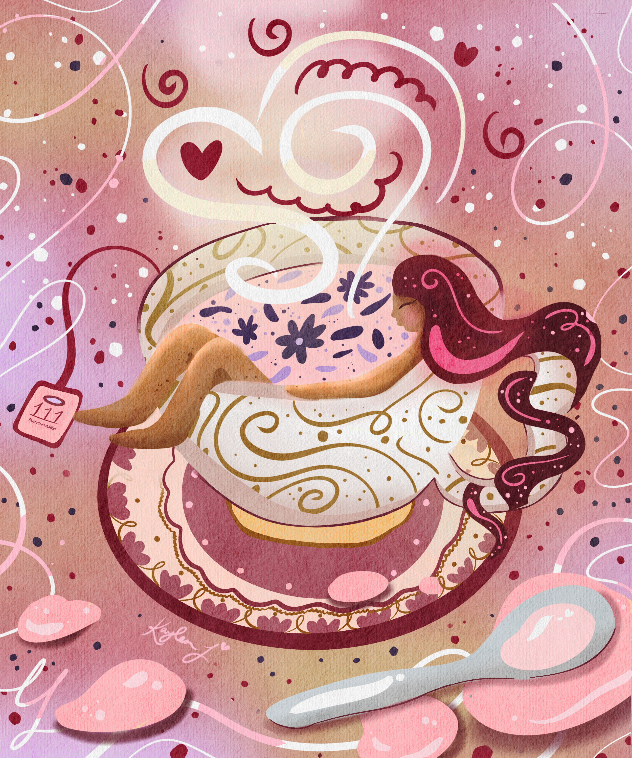 Solo Tea Party - Art Print