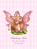 Flutterbunny - Sticker